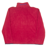 NAUTICA Mens Fleece Red 1/4 Zip Tight Knit XL