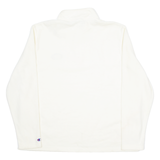 CHAMPION Wildcats Mens Fleece Cream 1/4 Zip Tight Knit XL
