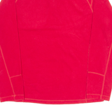 THE North FACE Mens Fleece Red 1/4 Zip Tight Knit L