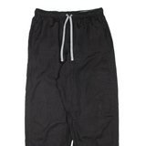 STARTER Mens Track Pants Black Straight M W32 L30