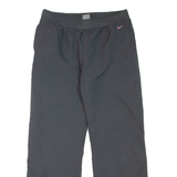 NIKE Womens Track Pants Grey Straight M W32 L32