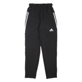 ADIDAS Mens Track Pants Black Tapered S W26 L33