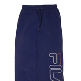 FILA Mens Joggers Blue Tapered S W26 L30