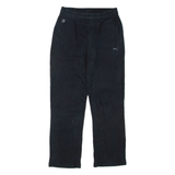 PUMA Womens Sweatpants Black Straight UK 10 W28 L32