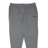 FILA Mens Joggers Grey Tapered S W34 L30