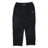 PUMA Mens Sweatpants Black Straight L W32 L30