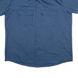 DICKIES Mens Worker Shirt Blue XL