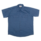DICKIES Mens Worker Shirt Blue XL