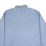 DICKIES Mens Worker Shirt Blue Long Sleeve 2XL