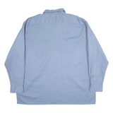 DICKIES Mens Worker Shirt Blue Long Sleeve 2XL