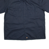 DICKIES Flex Mens Worker Shirt Blue 2XL