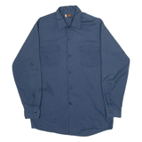 LEE Mens Worker Shirt Blue Long Sleeve XL