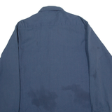 LEE Mens Worker Shirt Blue Long Sleeve XL