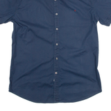 REPLAY Mens Plain Shirt Blue 90s S