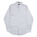 DKNY Mens Shirt Blue Striped Long Sleeve M