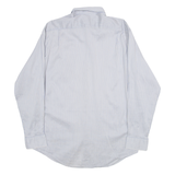 DKNY Mens Shirt Blue Striped Long Sleeve M