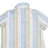 LAND SEA Womens Shirt Blue Striped S