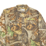 WHITEWATER Mens Shirt Brown Long Sleeve L