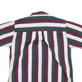 TRADER BAY Mens Shirt White Striped M