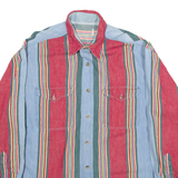 Mens Shirt Blue Striped Long Sleeve M