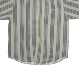 BUGLE BOY COMPANY Mens Shirt Green Striped M