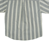 BUGLE BOY COMPANY Mens Shirt Green Striped M