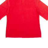 MERVILLE Womens Plain Shirt Red UK 14