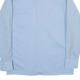 BENTLEY Mens Plain Shirt Blue Long Sleeve L