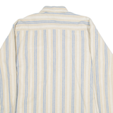 TANGO Mens Shirt Brown Striped Long Sleeve L