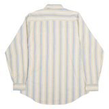 TANGO Mens Shirt Brown Striped Long Sleeve L