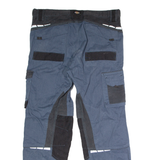 DICKIES Workwear Mens Twill Trousers Blue Regular Straight W38 L32