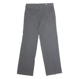 DICKIES Workwear Womens Trousers Grey Regular Straight W28 L27
