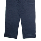 DICKIES Flex Workwear Mens Twill Trousers Blue Loose Straight W38 L30