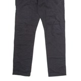 DICKIES Workwear Mens Twill Trousers Black Regular Straight W33 L30