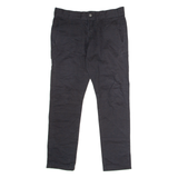 DICKIES Workwear Mens Twill Trousers Black Regular Straight W33 L30