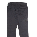 DICKIES Workwear Mens Twill Trousers Black Regular Straight W33 L30