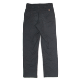 DICKIES Flex Workwear Mens Trousers Black Slim Tapered Cashmere W28 L30