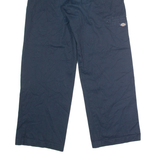 DICKIES Workwear Mens Twill Trousers Blue Loose Straight W30 L30