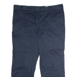 DICKIES 874 Flex Workwear Mens Twill Trousers Blue Classic Straight W46 L32