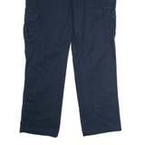 DICKIES Flex Workwear Cargo Mens Trousers Blue Regular Straight W40 L32