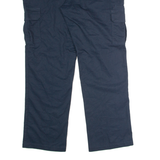 DICKIES Flex Workwear Cargo Mens Trousers Blue Regular Straight W40 L32