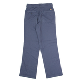 DICKIES Workwear Mens Twill Trousers Blue Classic Straight W30 L28