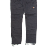 DICKIES Workwear Mens Trousers Black Regular Skinny W32 L27