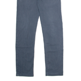 DICKIES Workwear Mens Twill Trousers Blue Regular Tapered W32 L32