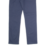 DICKIES Workwear Mens Twill Trousers Blue Regular Straight W36 L32
