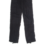 CARHARTT WIP Cargo Mens Canvas Trousers Black Regular Straight W26 L34
