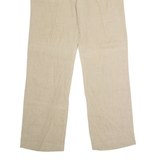 DOCKLAND Mens Trousers Beige Regular Straight W36 L32