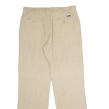 DOCKLAND Mens Trousers Beige Regular Straight W36 L32