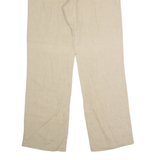 DOCKLAND Mens Trousers Beige Regular Straight W36 L32