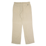 DOCKLAND Mens Trousers Beige Regular Straight W36 L32